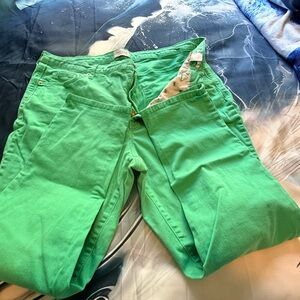 Kim Rogers Vibrant Green Ankle Pants